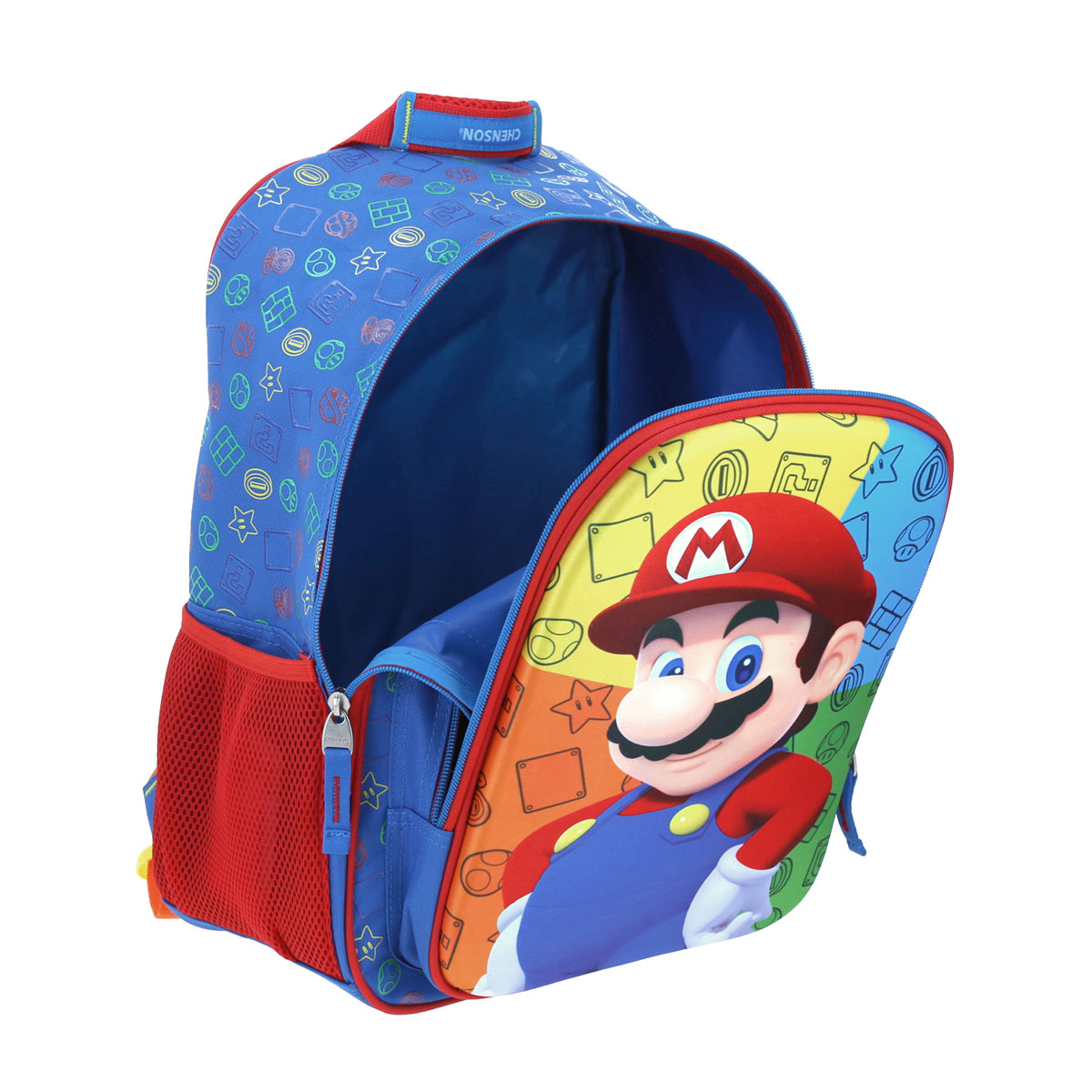 Mochila estilo Mario Bros. Primaria chenson 